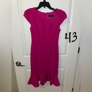 NYCO - pink ruffle sleeve dress XS
